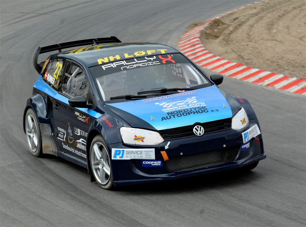 Dennis Rømer fightede intenst med sin genopbyggede SuperCar.
(Foto: Åge Keseler Kirketerp)